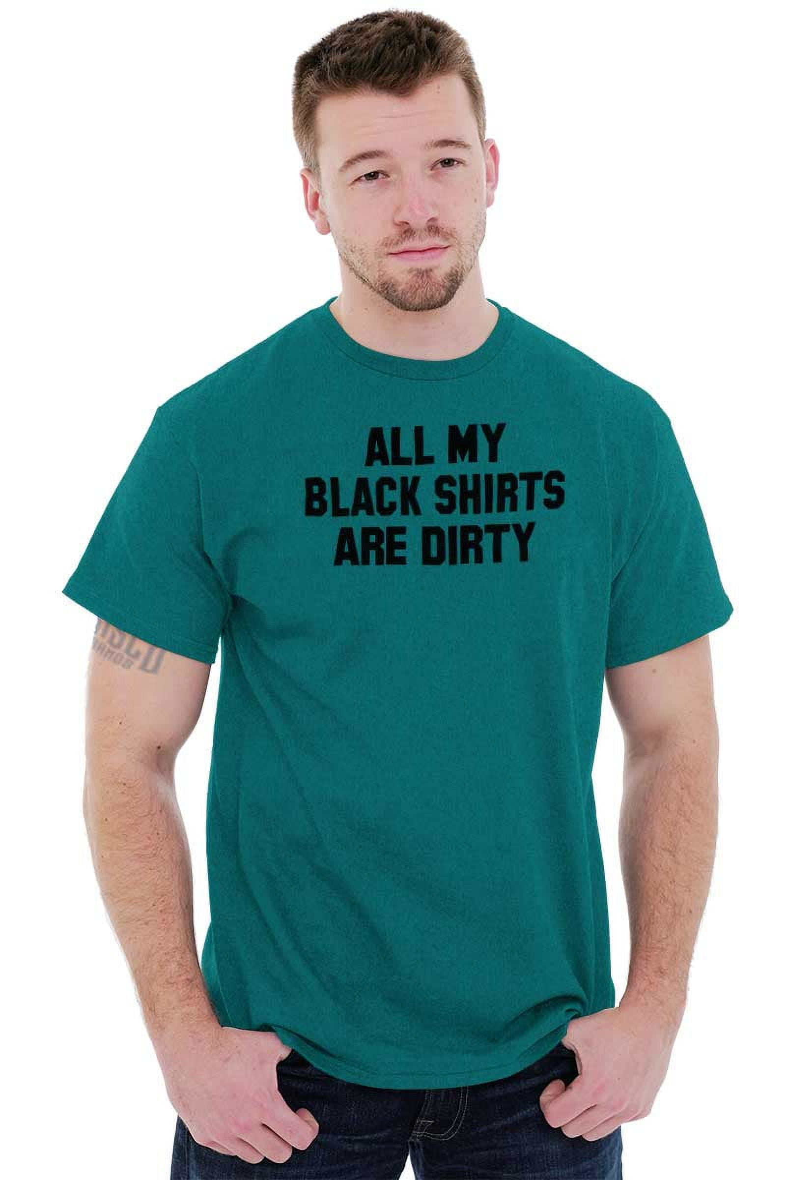 Black Shirts Dirty Laundry Day Gym Men's Graphic T Shirt Tees Brisco Brands  4X