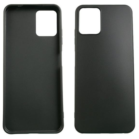 Black Shockproof Soft TPU Protective Phone Case Phone Holder for T-mobile Revvl 6 Pro 5G