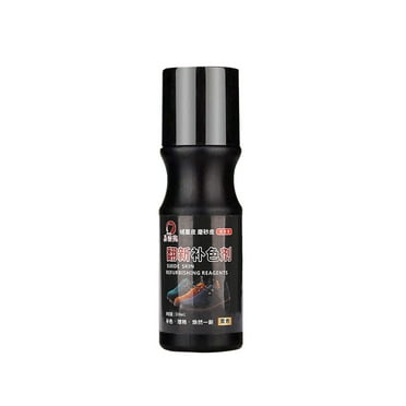 Black Shoe Polish Sponge 100ml Shoe Polish and Shine Boot Care, for Leather Boots Dress Shoes, Black