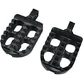 thumbnail image 1 of Black Short Adjustable Serrated Footpegs, 1 of 2