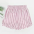 thumbnail image 1 of Black Shorts Women Clearance, Xunlbb Women Fashionable Summer Striped Pocket Drawstring Shorts, 1 of 8