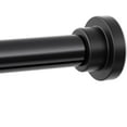 thumbnail image 1 of Black Shower Curtain Rods - 26-76 Inch Sping Tension Shower Rods for Bathroom, Adjustable, No Drilling, No Rust, Stainless Steel, 1 of 2