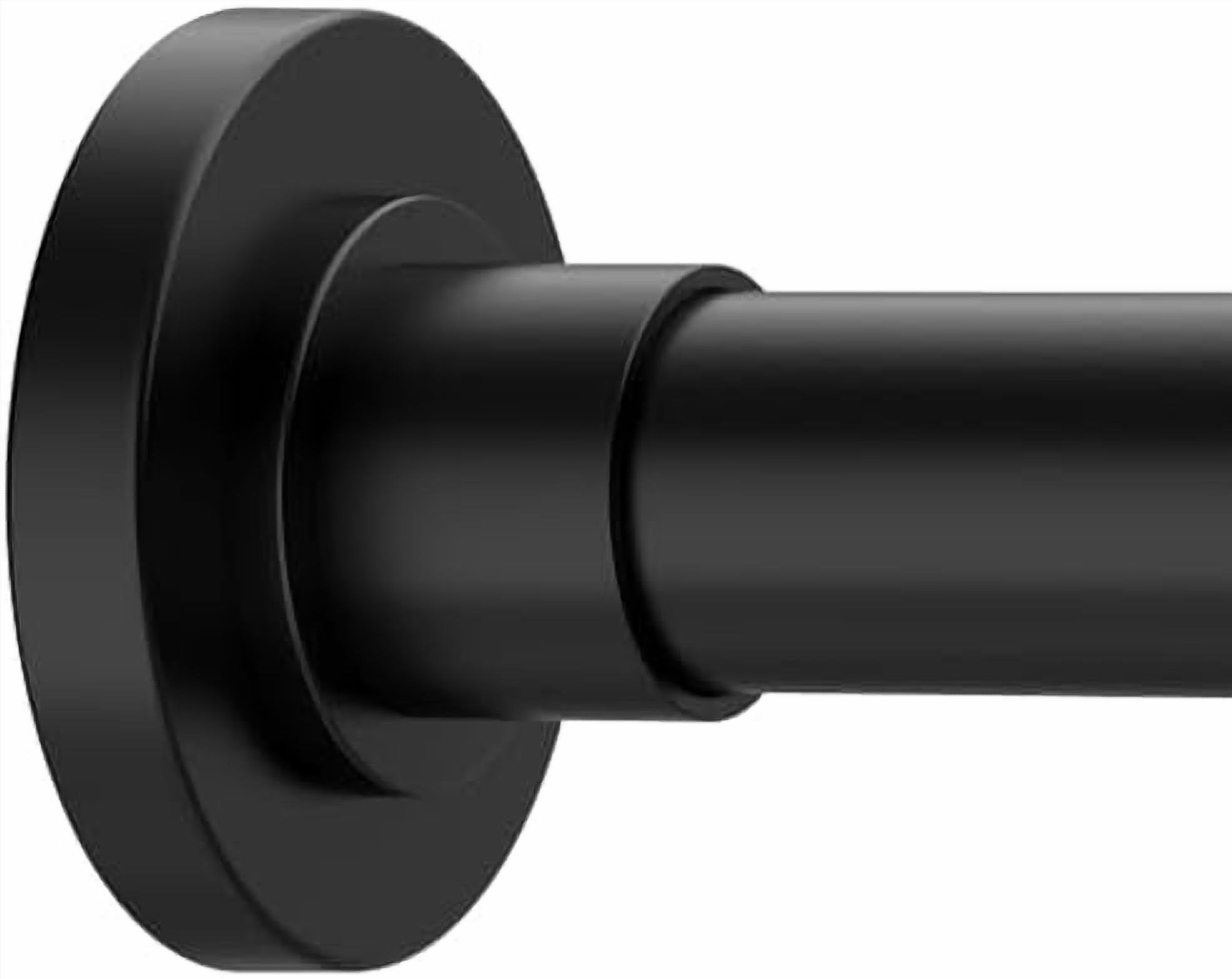 Spring Shower Rods Black Shower Curtain Rods - 31-80 Inch Spring Tension Shower Rods for ...