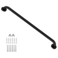 Black Shower Grab Bar w/AntiSlip Knurled Grip 36 Inch, Zepolu