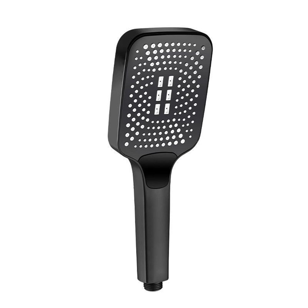 Black Shower Head with Handheld Spray High Pressure-Multifunction Strong Flow Rain Massage Showerhead（Only one showerhead）