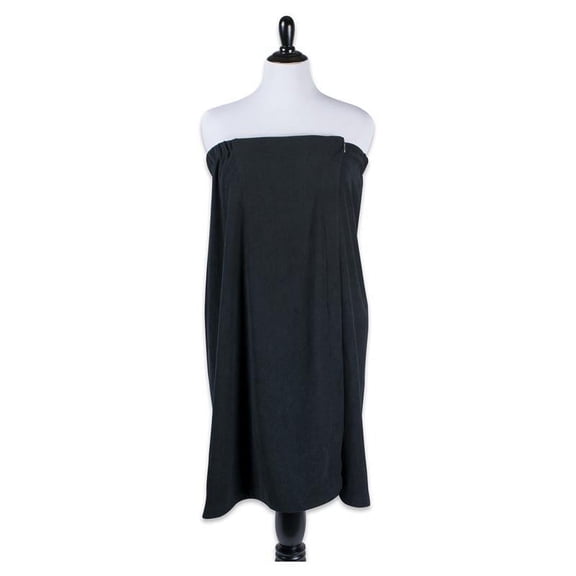 Black Shower Wrap Womens Plus Size
