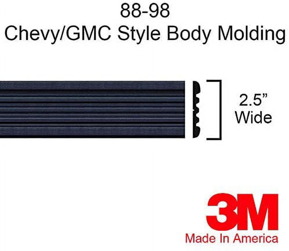 236" Chrome Body Side Molding For 1988-1998 Chevy GMC Trucks - Silverado Suburban Tahoe