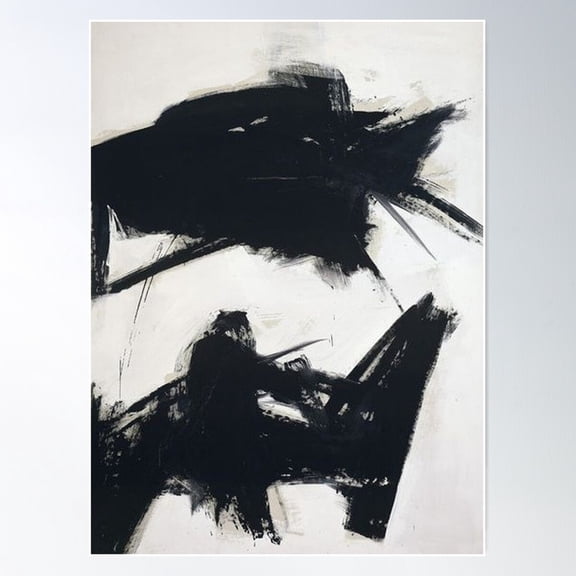 Black Sienne Poster Wall Art, Modern Wall Decor For Living Room Bedroom, 8x12 UNFRAMED