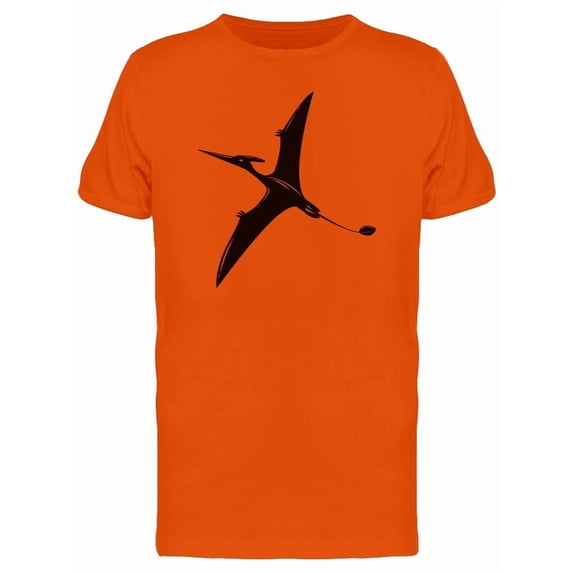 Black Silhouette Of Pteranodon Tee Men's -Image by Shutterstock