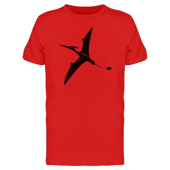 Black Silhouette Of Pteranodon Tee Men's -Image by Shutterstock