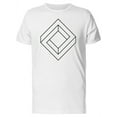 thumbnail image 1 of Black Silhouette Penrose Square T-Shirt Men -Image by Shutterstock, Male XX-Large, 1 of 2