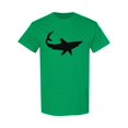 thumbnail image 1 of Black Silhouette Shark Design T-Shirt Men -Image by Shutterstock, Male Medium, 1 of 2