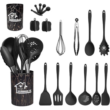 Anolon Tools and Gadgets SureGrip Nonstick Kitchen Utensil Set, 5-Piece ...