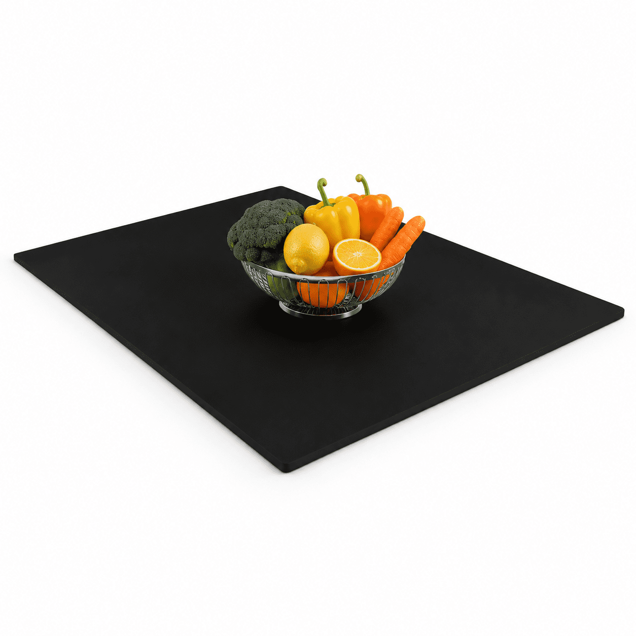 Black Silicone Counter Mat 48