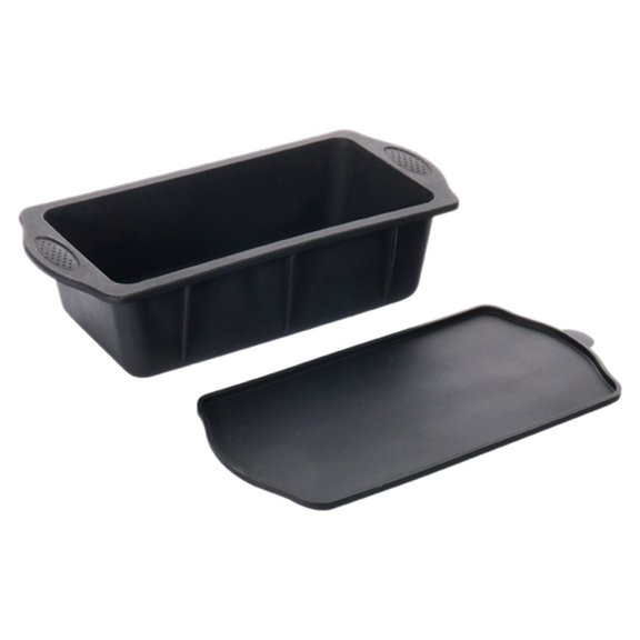 Black Silicone Ice Bath Ice-Cube Mold+Lid Reusable Ice-Cube Mold Can Make 4 Pounds Extra Large Ice-Cube Ice Box Mold