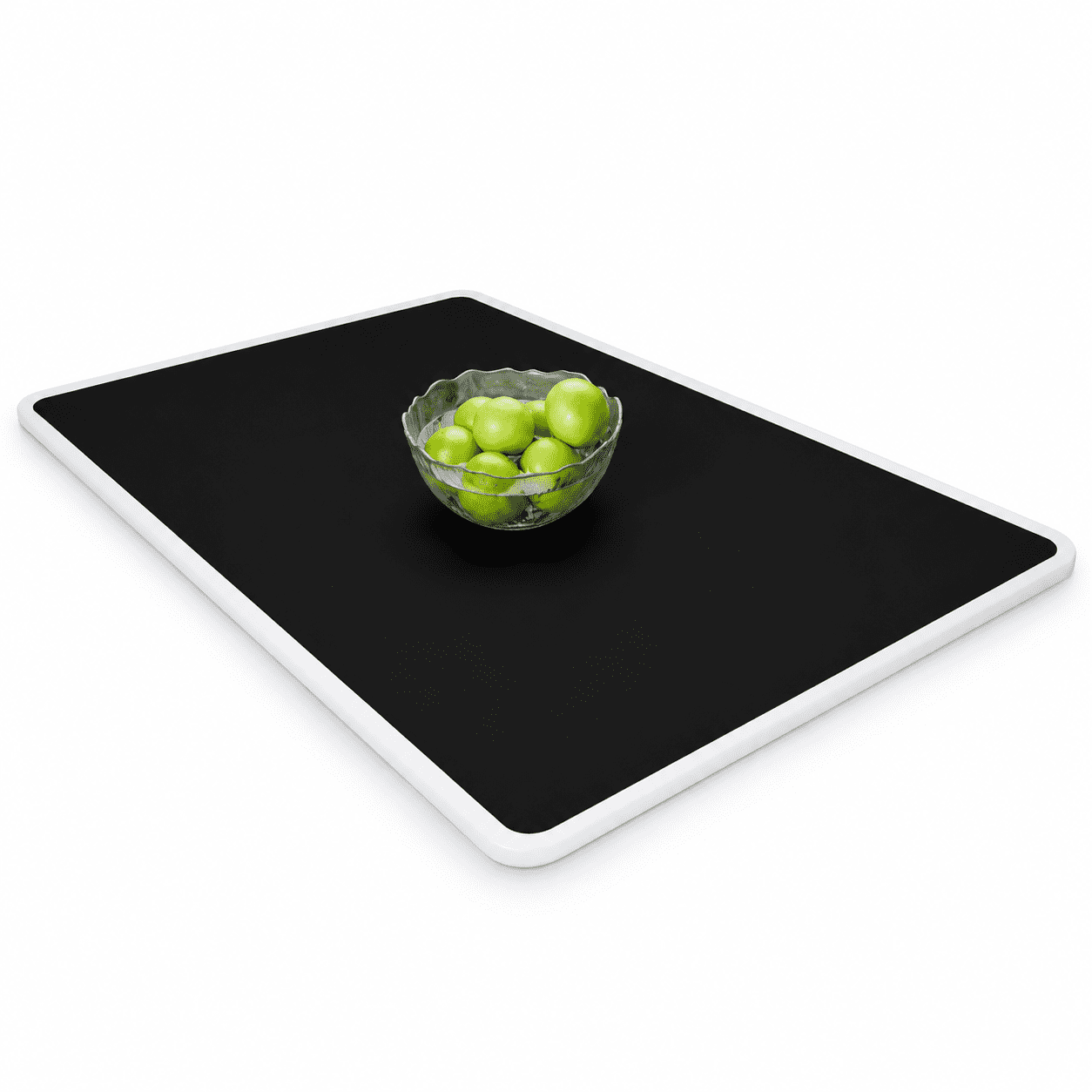 Black Silicone Kitchen Counter Mat 48