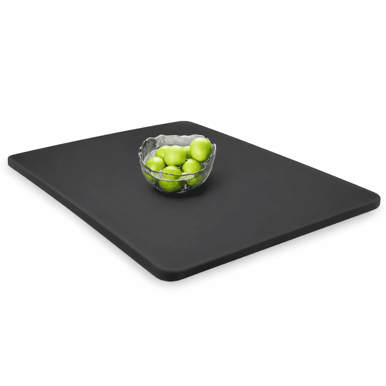 Black Silicone Kitchen Counter Mat 48