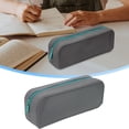 thumbnail image 1 of Black Silicone Pencil Case, Pen Pouch, Stationery Bag, Zipper Pouch, Silicone Pencil Bag, Travel Organizer, Accessory Pouch, Large Capacity (19.5x7x5 cm), 1 of 6