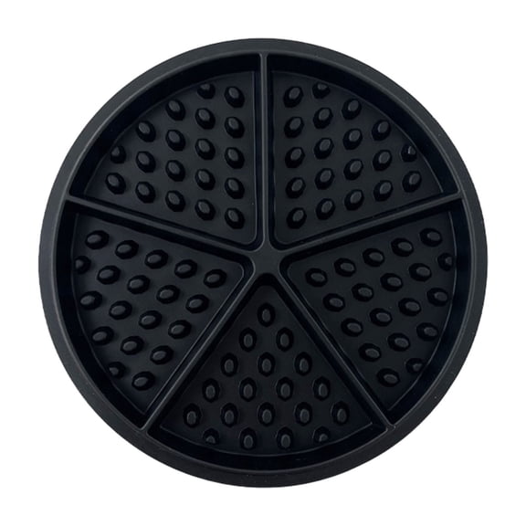 Black Silicone Waffle Tray, Non Stick Mold For Mini Breakfast, Easy Release Grid Baking Pan