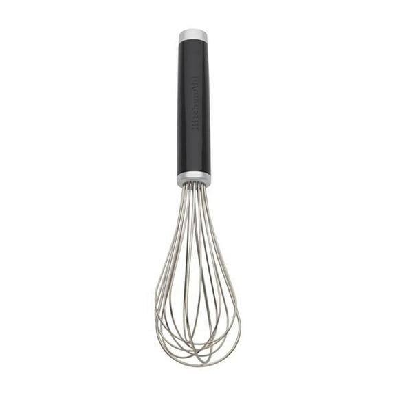 Black & Silver ABS Plastic & Stainless Steel Whisk