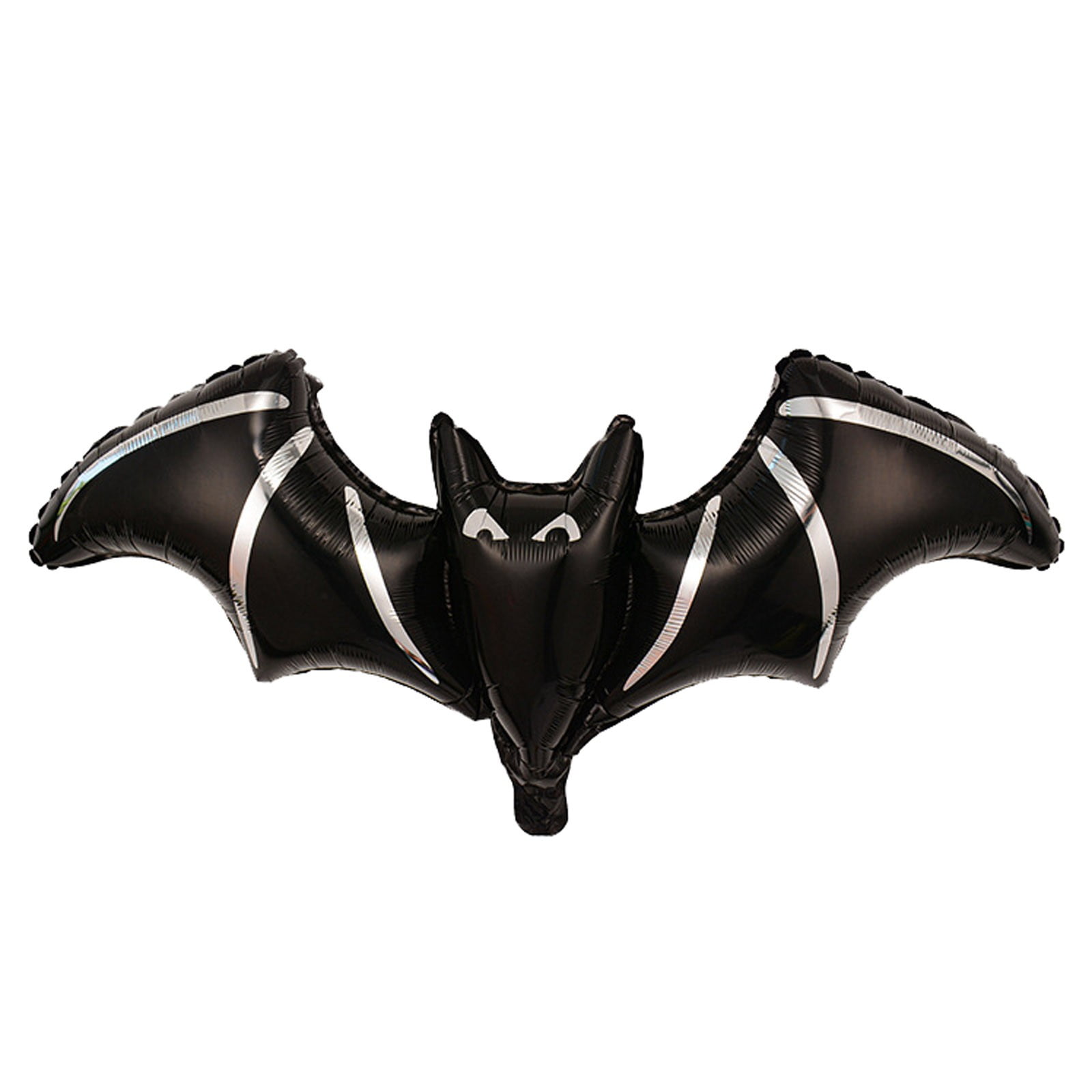 Black & Silver Winged Bat Balloons For Bowling Balloons Jungle Letters