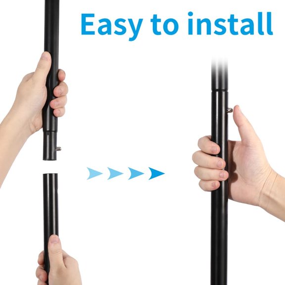 Black Simple Standard 2 Double Rod Clothing Metal Garment Rack for Hanging Clothes, Rolling Clothes Organizer with Mobile Lockable Wheels$$Home Decor, Kitchen, & Other