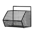 thumbnail image 1 of Black Single Grid Onion, Ginger And Garlic Storage Basket Kitchen Garlic Wall-Mounted Storage Basket Ginger Garlic Storage Rack Wall-Mounted Food Box Artifact, 1 of 1