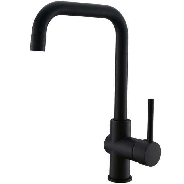 Black SingleHandle Sprayer Kitchen Faucet Stainless Steel Faucet