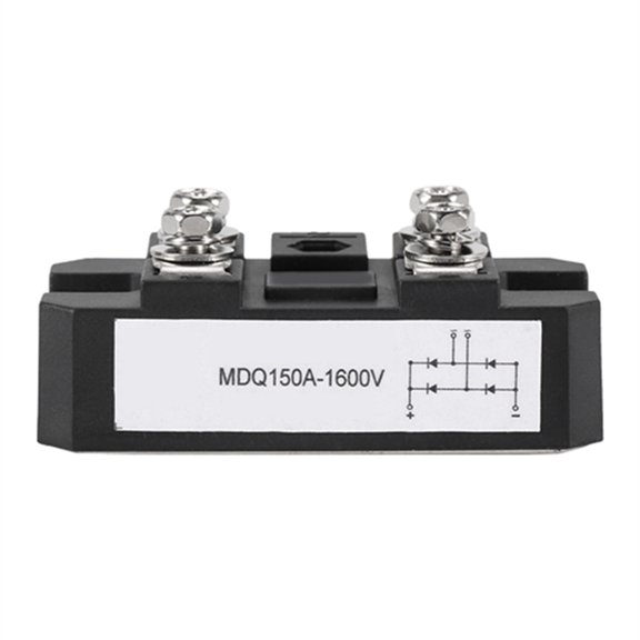Black Single Phase Diode Bridge Rectifier 150A Amp High Power 1600V for Power Supply