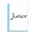 thumbnail image 1 of Black Single Words Junior Book Sheet Protectors Portfolio Binder Folder, 1 of 3