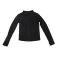 thumbnail image 1 of Black, Size: XL Women's Lightweight Full Zip Yoga Jacket - Ideal for Running & Workout, Slim Fit, Features Thumb Holes - Color, 1 of 8