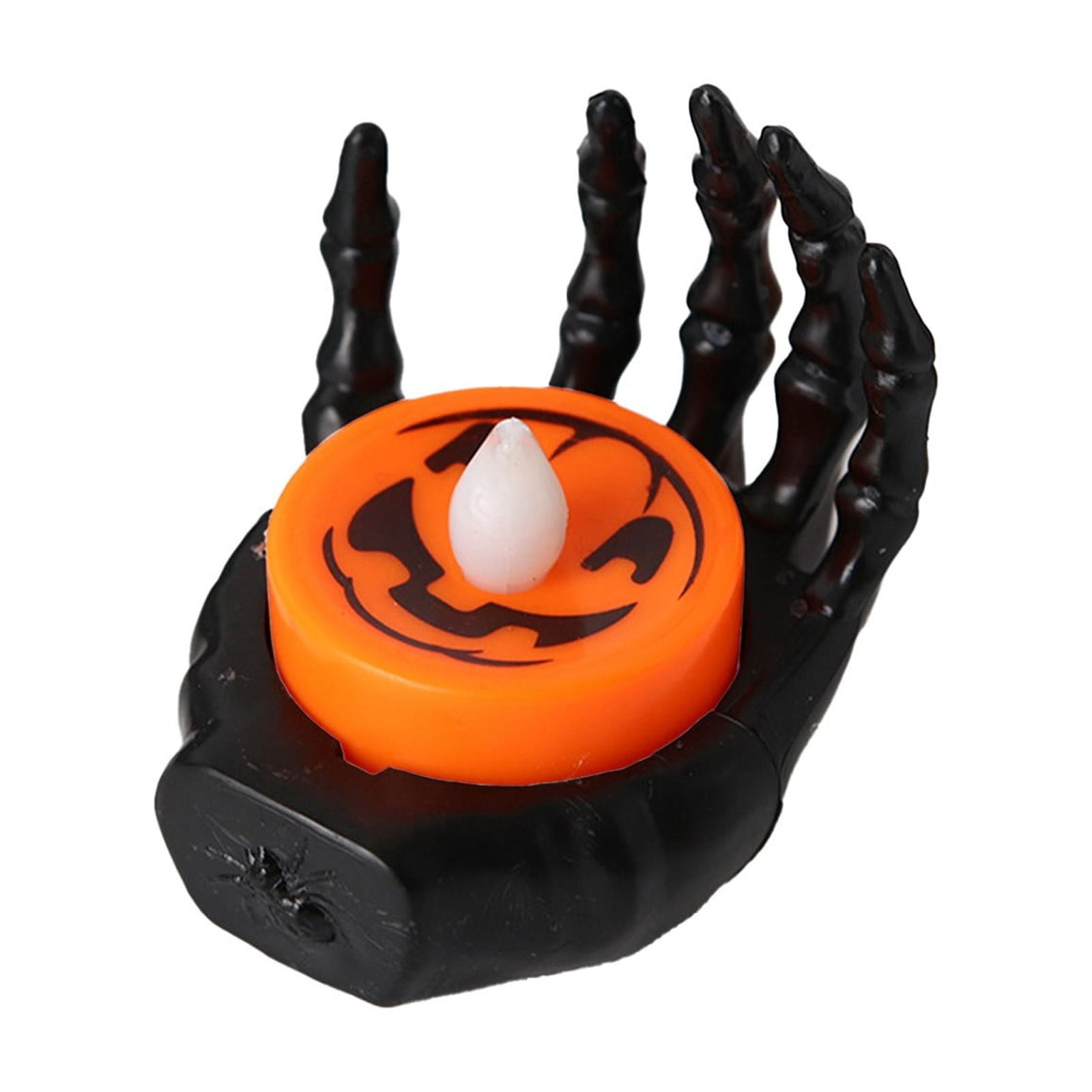 Skeleton Hand Tea Black Skeleton Hand Tea Candle Holders Halloween Candle Holders ...