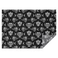 thumbnail image 1 of Black Skeleton Rose Moon Pattern Rectangle Tablecloth 60"x84",Waterproof Polyester Rectangle Table Cloth, Wipeable Spillproof Polyester Tablecloth for Dining, Camping, Indoor and Outdoor, 1 of 5