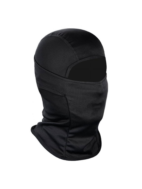 Black Ski Mask for Men and Women, UV Protection Mask, Suitable for Motorcycles and Snowboards