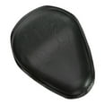 thumbnail image 1 of Black Skull Leather Solo Seat For Harley Honda Kawasaki Suzuki Yamaha Cruiser CB, 1 of 5