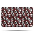 thumbnail image 1 of Black Skull Rose Pattern Bathroom Rugs Mat,Non Slip Microfiber Bathroom Rug,Rubber Backing,Soft Bathroom Mats for Bathroom Floor,Tub and Shower,20x32in(50x80cm), 1 of 5