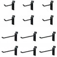 thumbnail image 1 of Black Slatwall Hooks Bundle of 50-4", 6" (25pcs each), 1 of 1