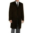 thumbnail image 1 of Black Slim Overcoat That Offers A Sleek, Modern Style Mens Dress Carcoat Car Coat, 1 of 1