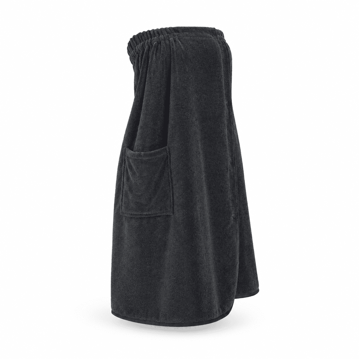 Black Small-Medium Shower Wrap Robe Women Bath Body Towel Spa Soft ...