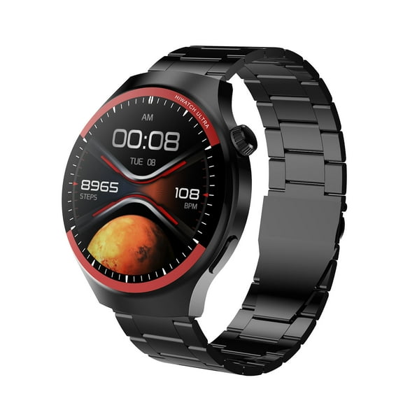 Black Smart Watch Newly Upgraded Smart Watch 24-Hour Health Management Bluetooth Sports Monitor Led Watch