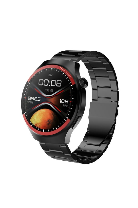 Black Smart Watch Newly Upgraded Smart Watch 24-Hour Health Management Bluetooth Sports Monitor Led Watch