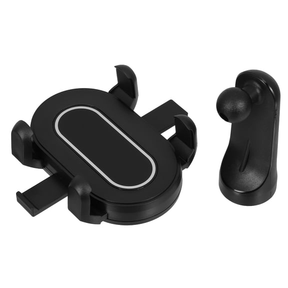 Black Smartphone Support Clip for Tripod with Multiangle Adjustment for Video Recording