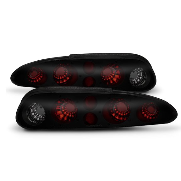 Black Smoke 1993-2002 Chevy Camaro SS Sport Tail Lights Brake Lamps Left+Right