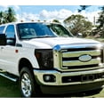 thumbnail image 1 of Black Smoke Fit 2011-2016 Ford F250 F350 F450 LED Strip Projector Headlights, 1 of 3