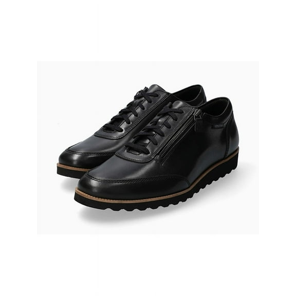 Black Smooth Leather Men's Casual Oxford 8