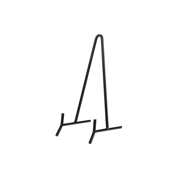 Studio Decor Black Smooth Wire Photo Stands - Decorative Freestanding Metal Easel Holders for Frames, Signs & Art, Low Carbon Steel, 18 Pack