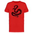 thumbnail image 1 of Black Snake T-Shirt Men -Image by Shutterstock, Male XX-Large, 1 of 2