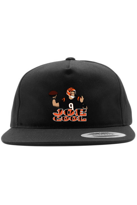 Black Snapback Joe Burrow Joe Cool Hat