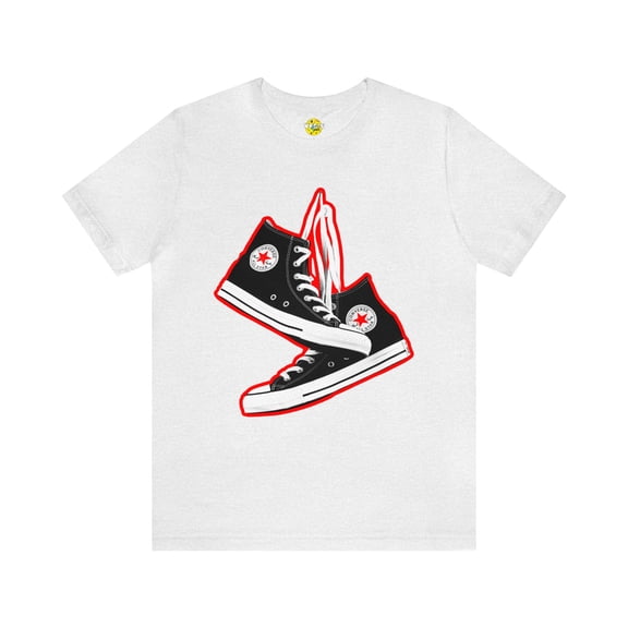Black Sneakers TShirt - 90s Sneakers Shirt - Converse All Stars