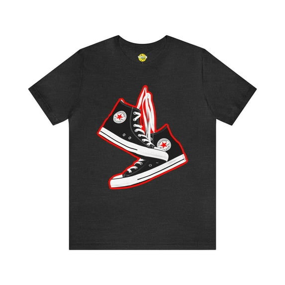 Black Sneakers TShirt - 90s Sneakers Shirt - Converse All Stars